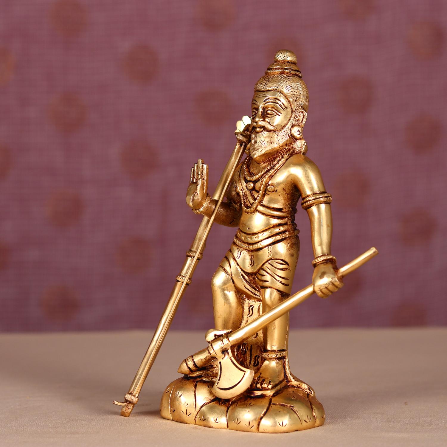 Brass Lord Parshuram Idol