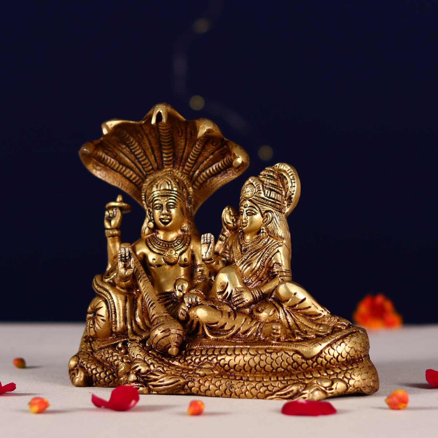 Brass Lakshmi Narayan Idol