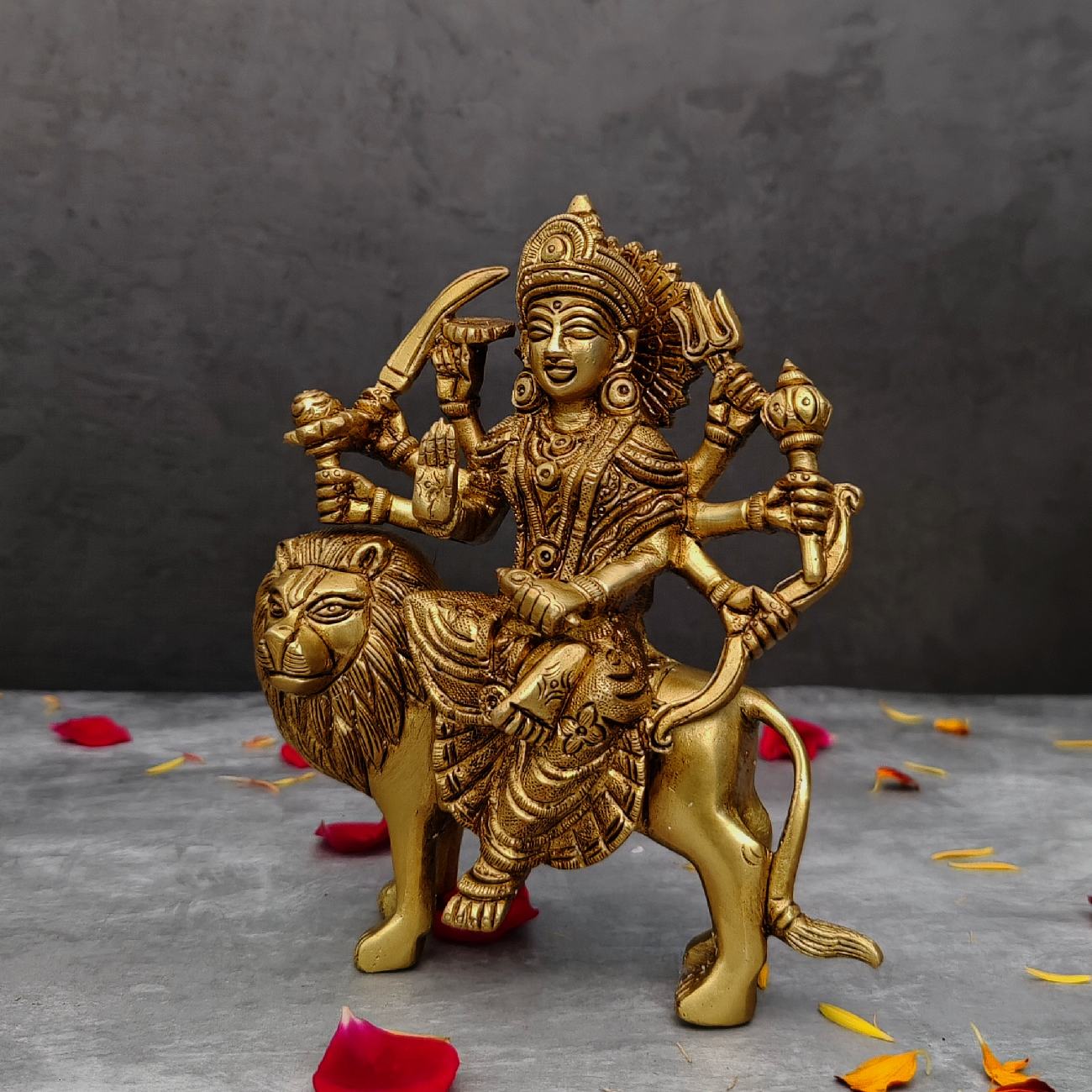 Brass Durga Mata Idol