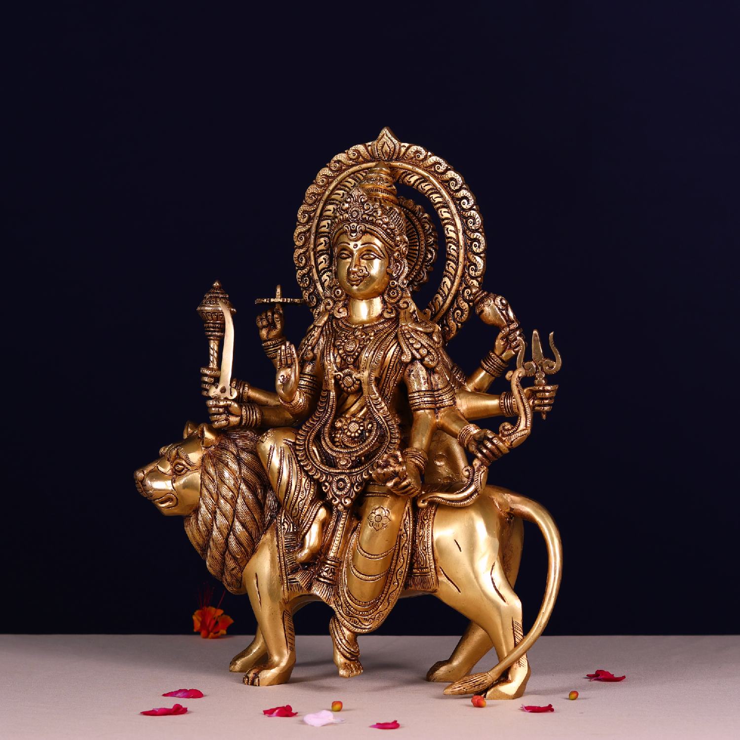 Brass Durga Idol For Home