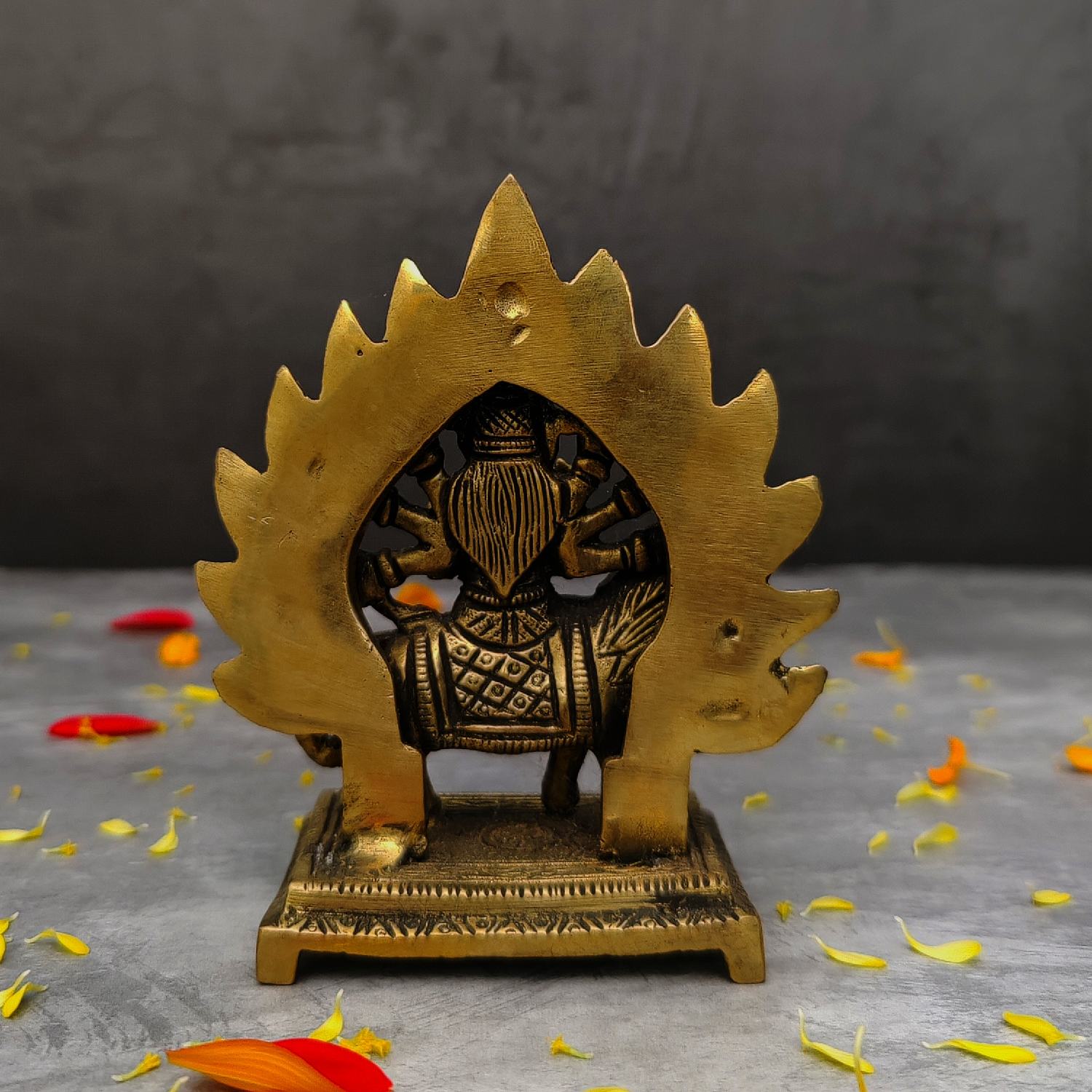 Midium Size Brass Durga Mata Idol