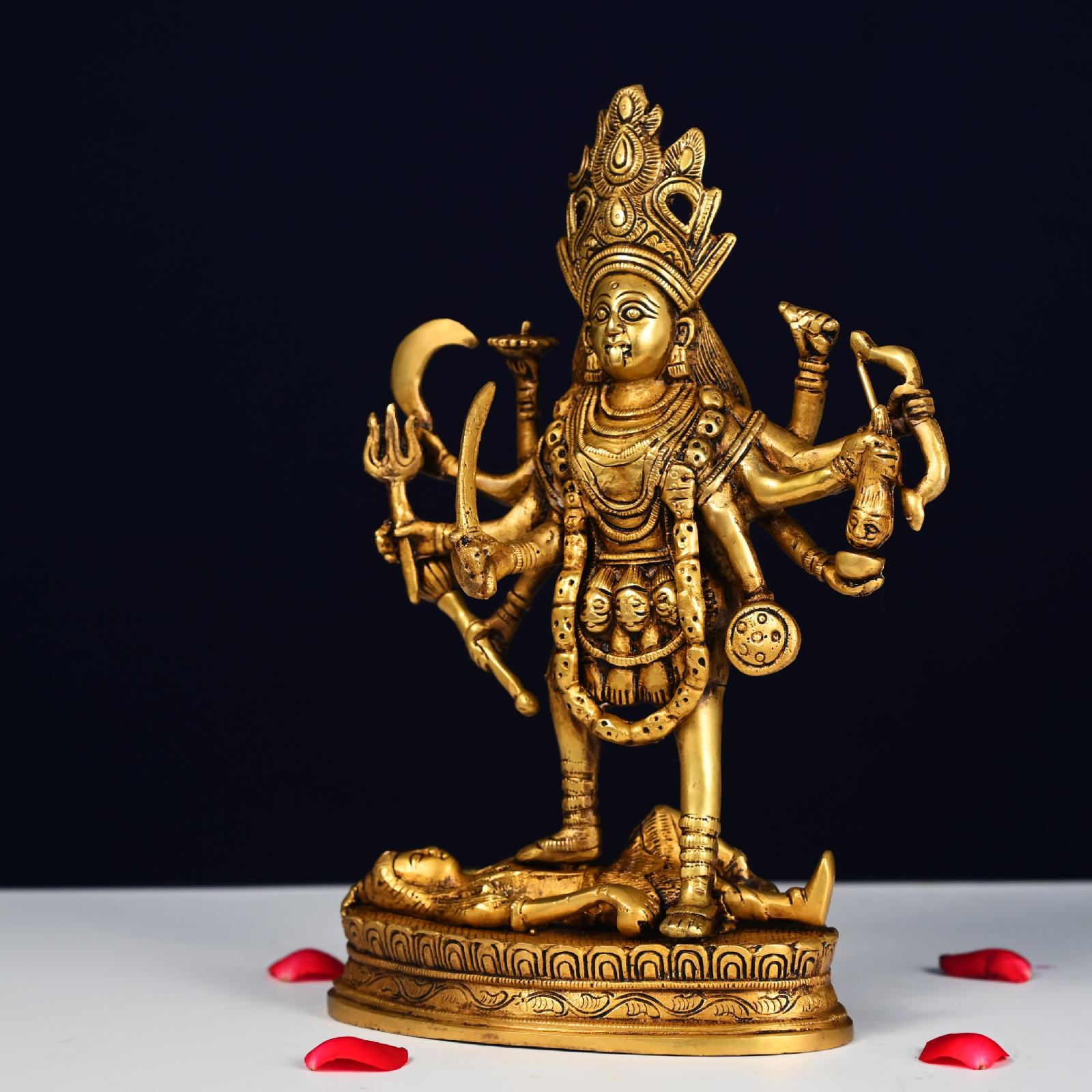 Brass Kali Idol