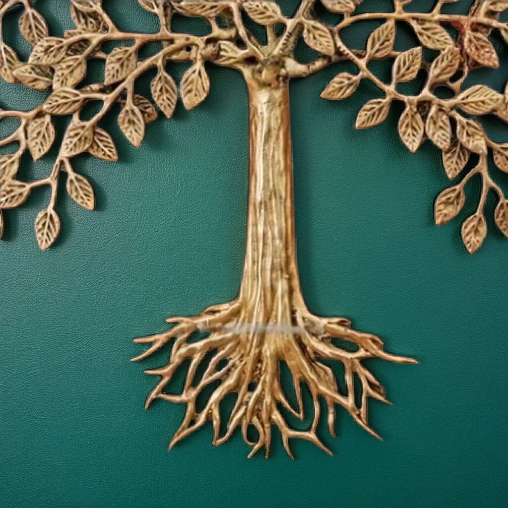 Brass Tree of life Wall Hanging