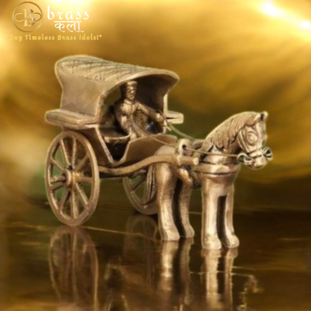 Brass Vintage Bullock Cart