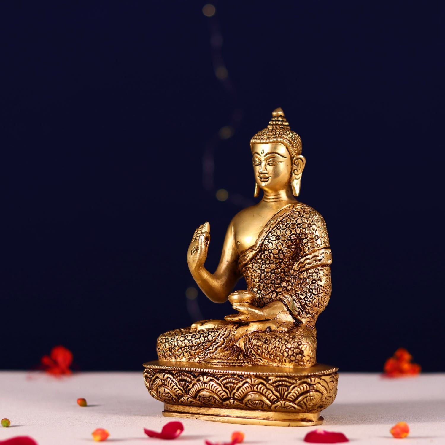Brass Buddha Murti