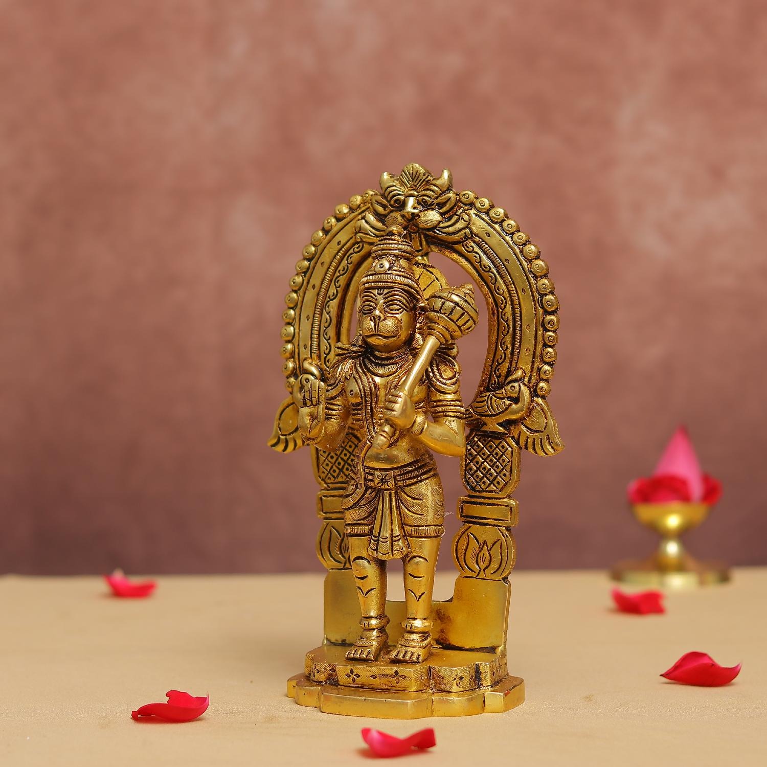 Brass Hanuman Murti