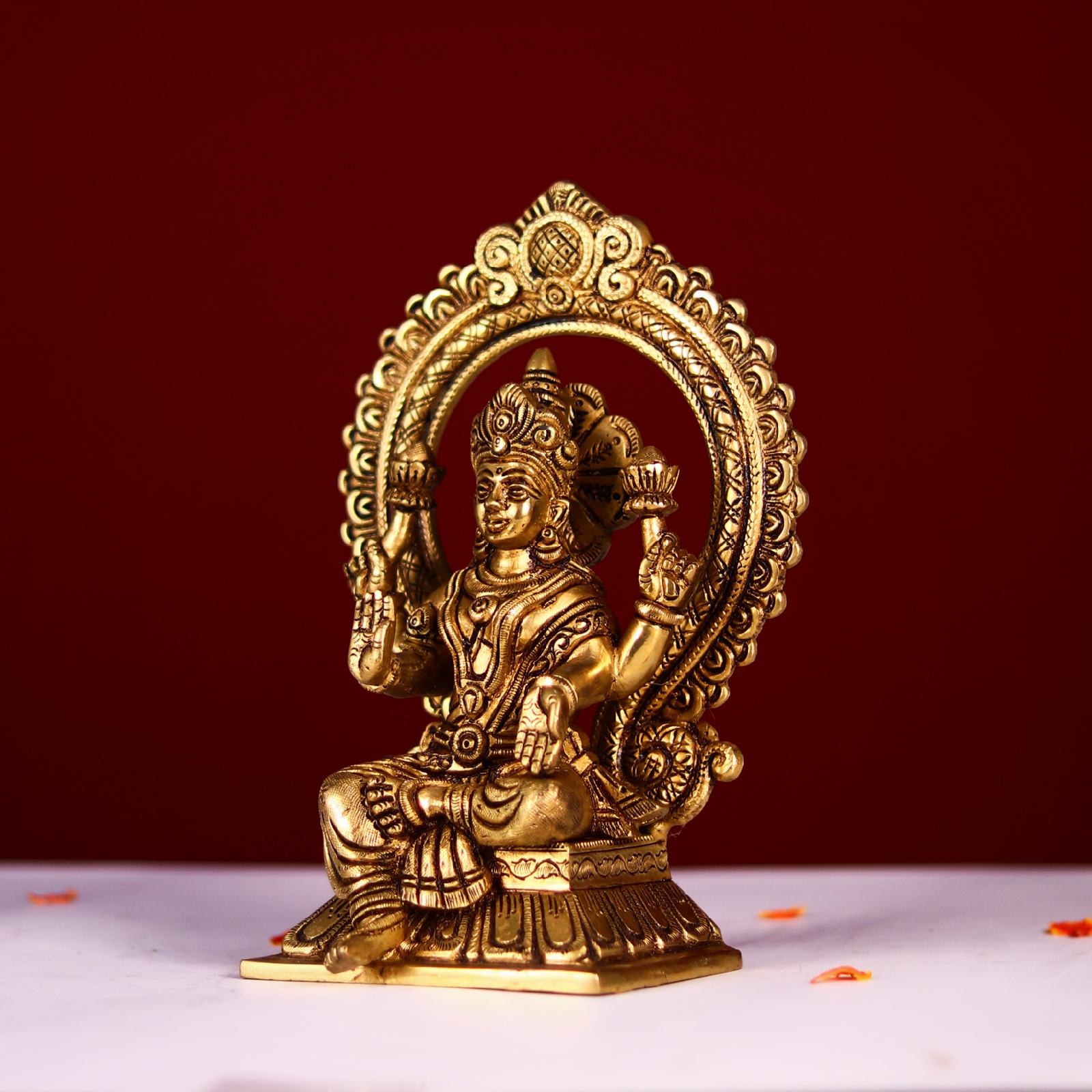 Brass Lakshmi Mata Idol