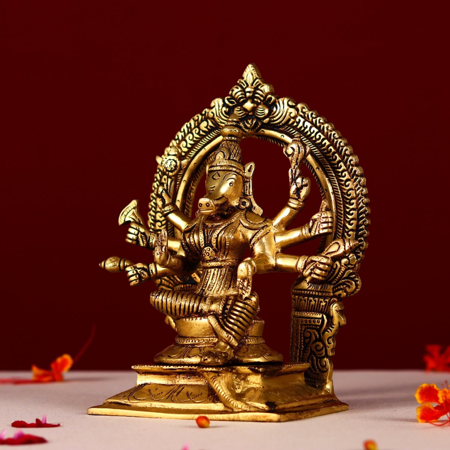 Brass Varahi Devi Idol