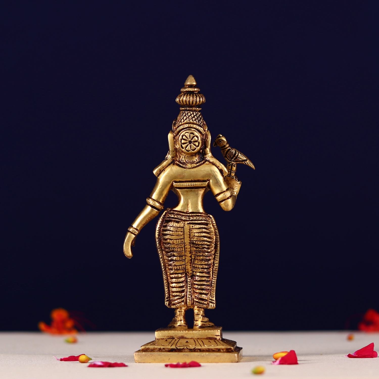 Brass Madurai Meenakshi Idol