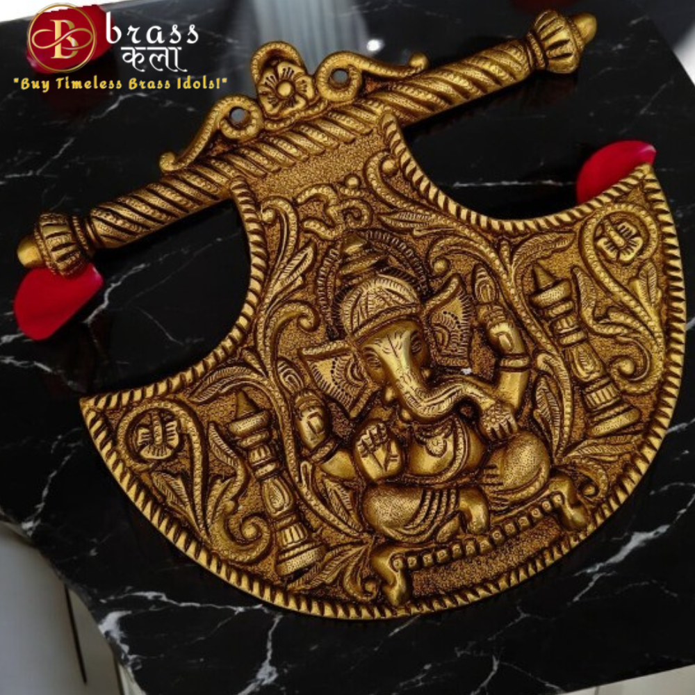Wall Hanging Brass Ganesha