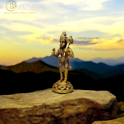 Buy Bajrangbali Brass Hanuman Idol Online