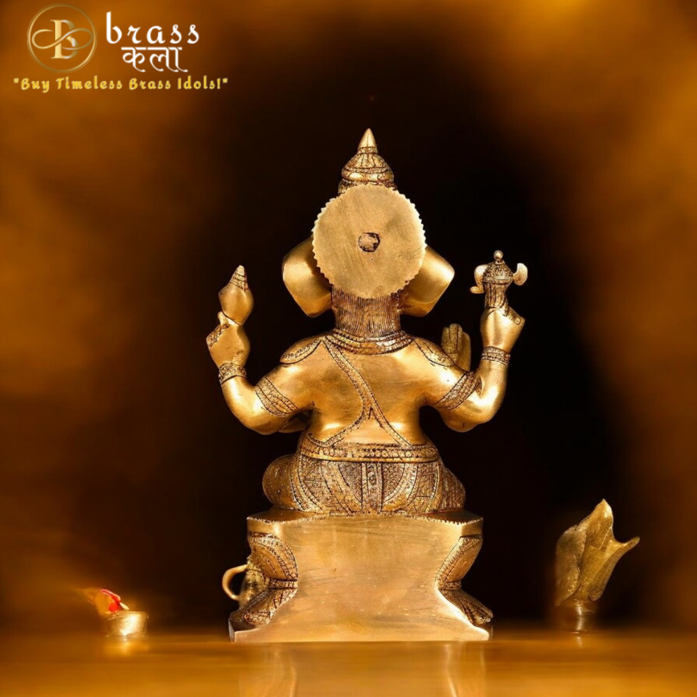 Brass Super Fine Brass Ganesh Idol