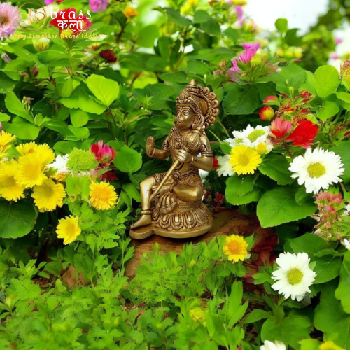 Brass Hanuman Idol