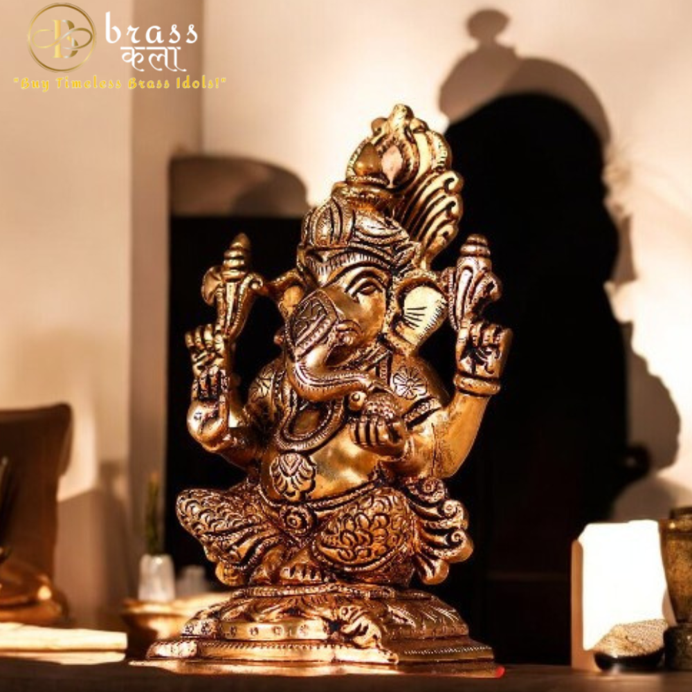 Brass Ganesh Statue