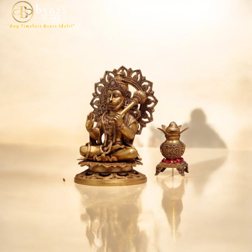 Brass Lord Hanuman Idol