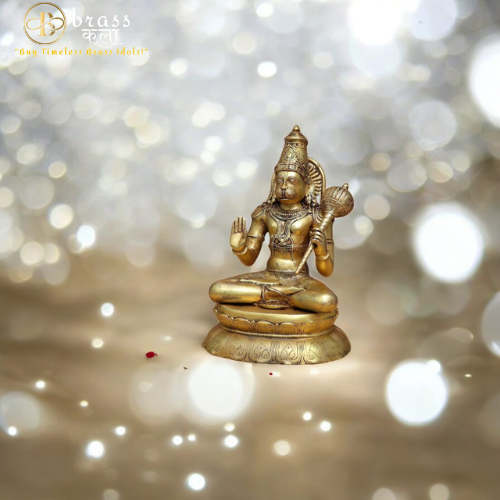 Beautiful Brass Hanuman Idol
