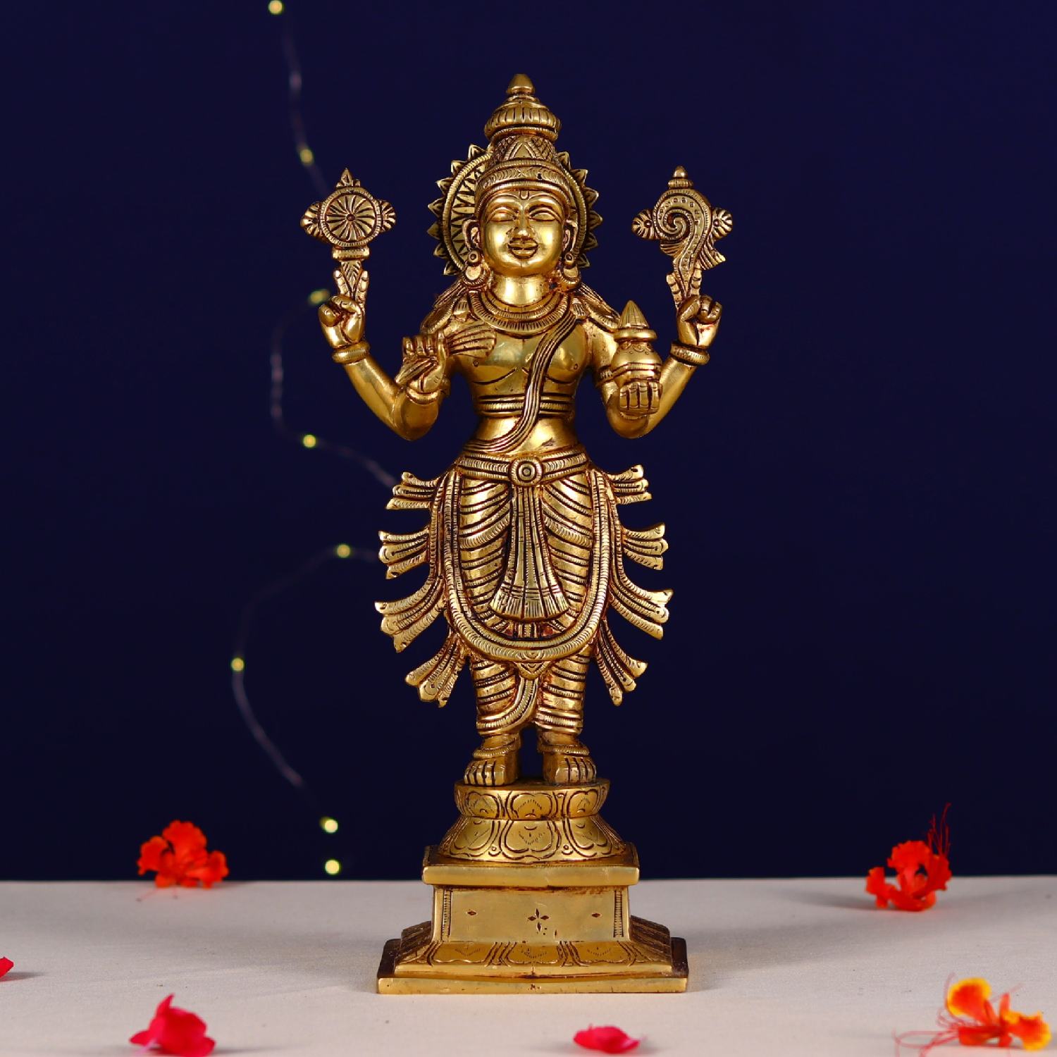 Brass Super Fine Lord Dhanvantri Statue