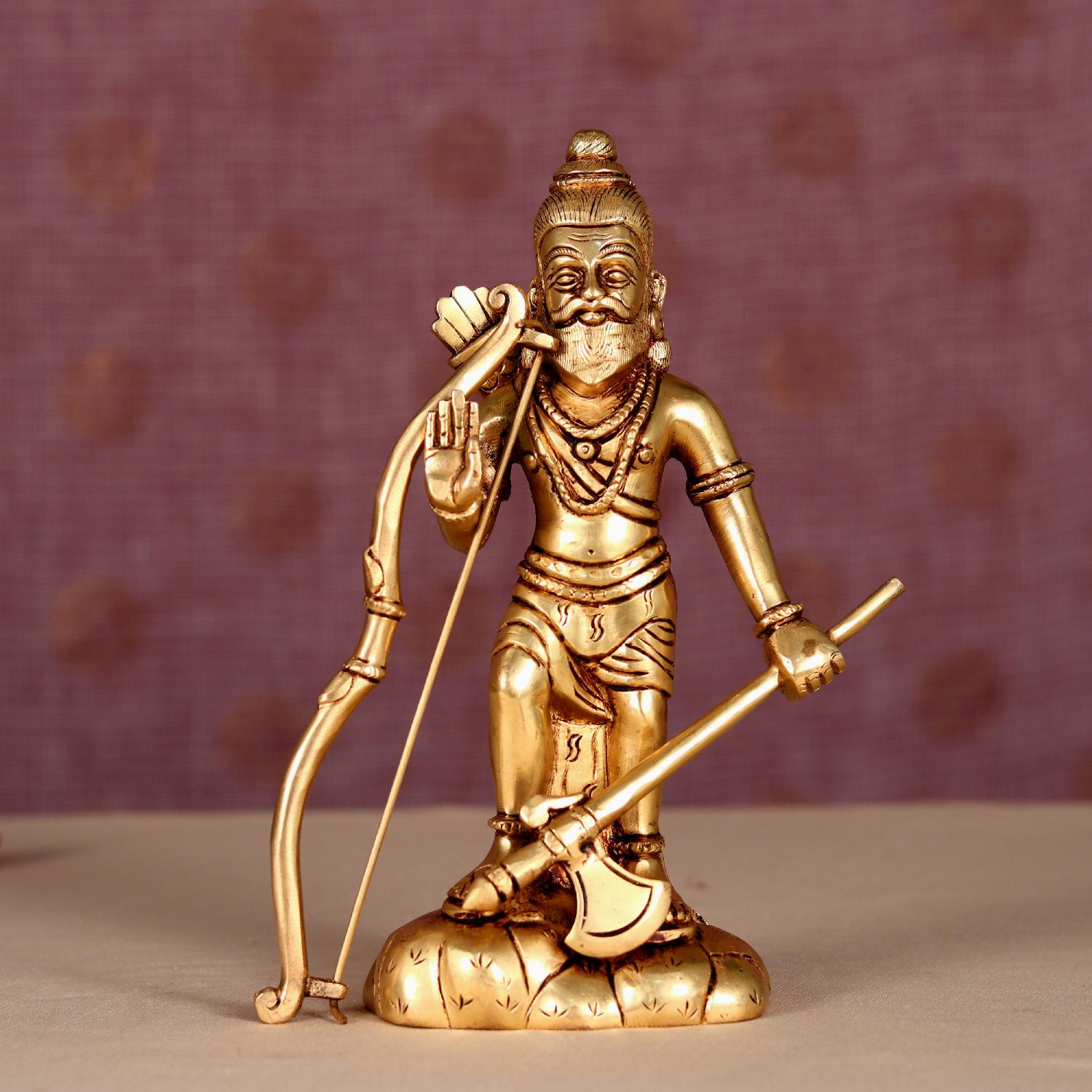 Brass Lord Parshuram Idol
