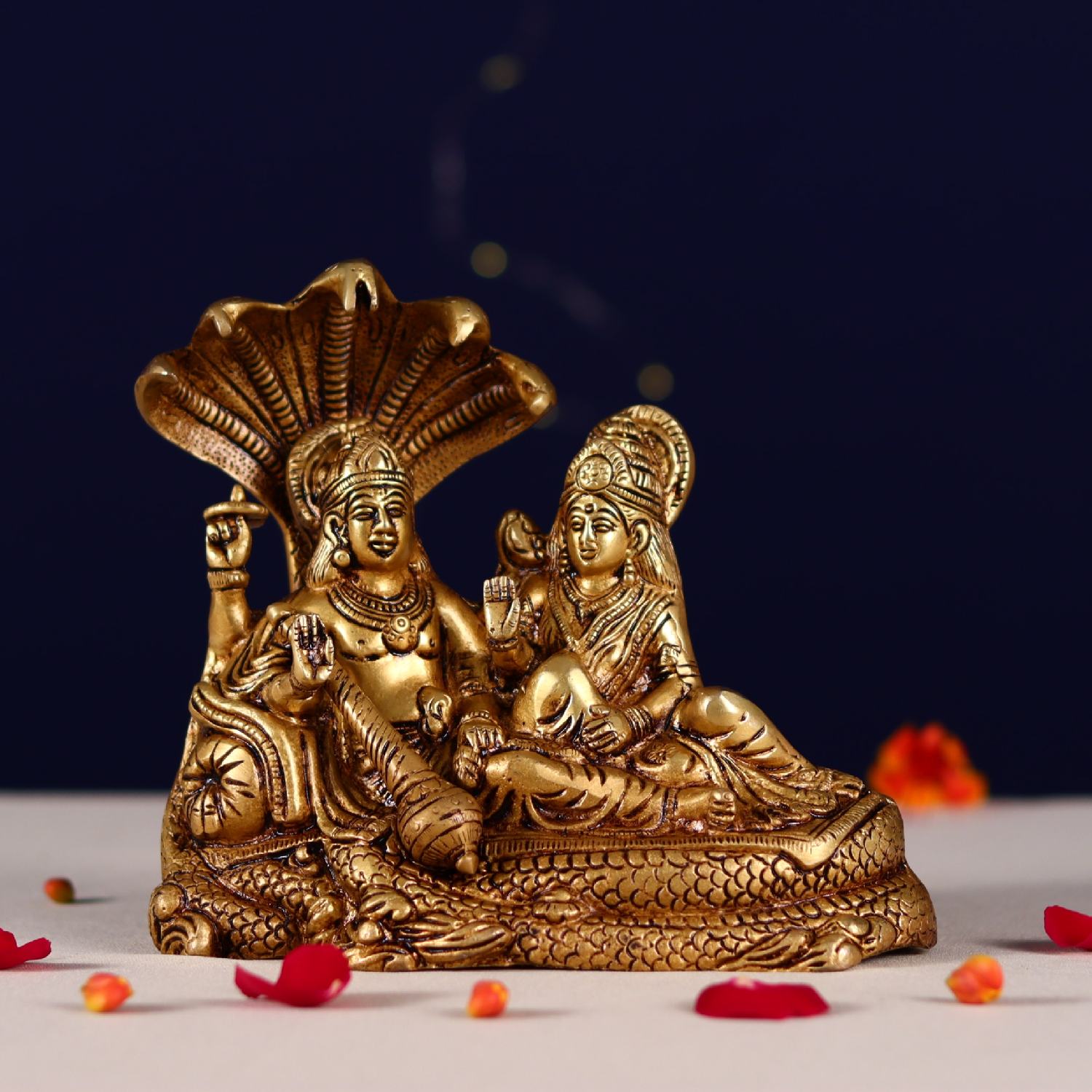 Brass Lakshmi Narayan Idol