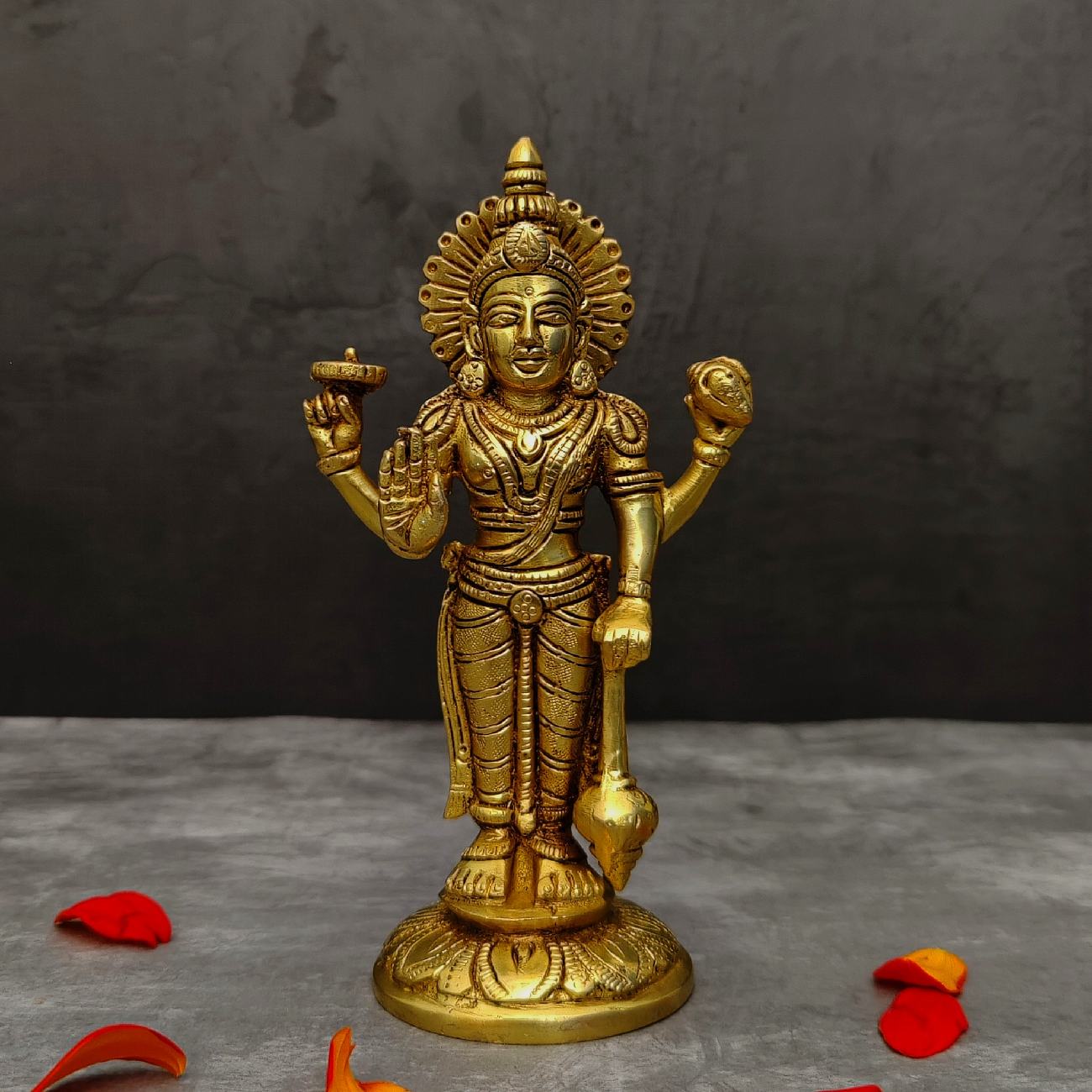Brass Narayan / Vishnu Murti