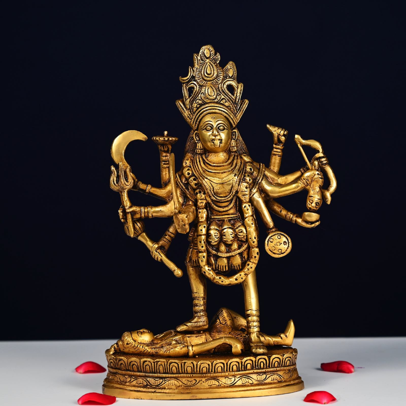Brass Kali Idol