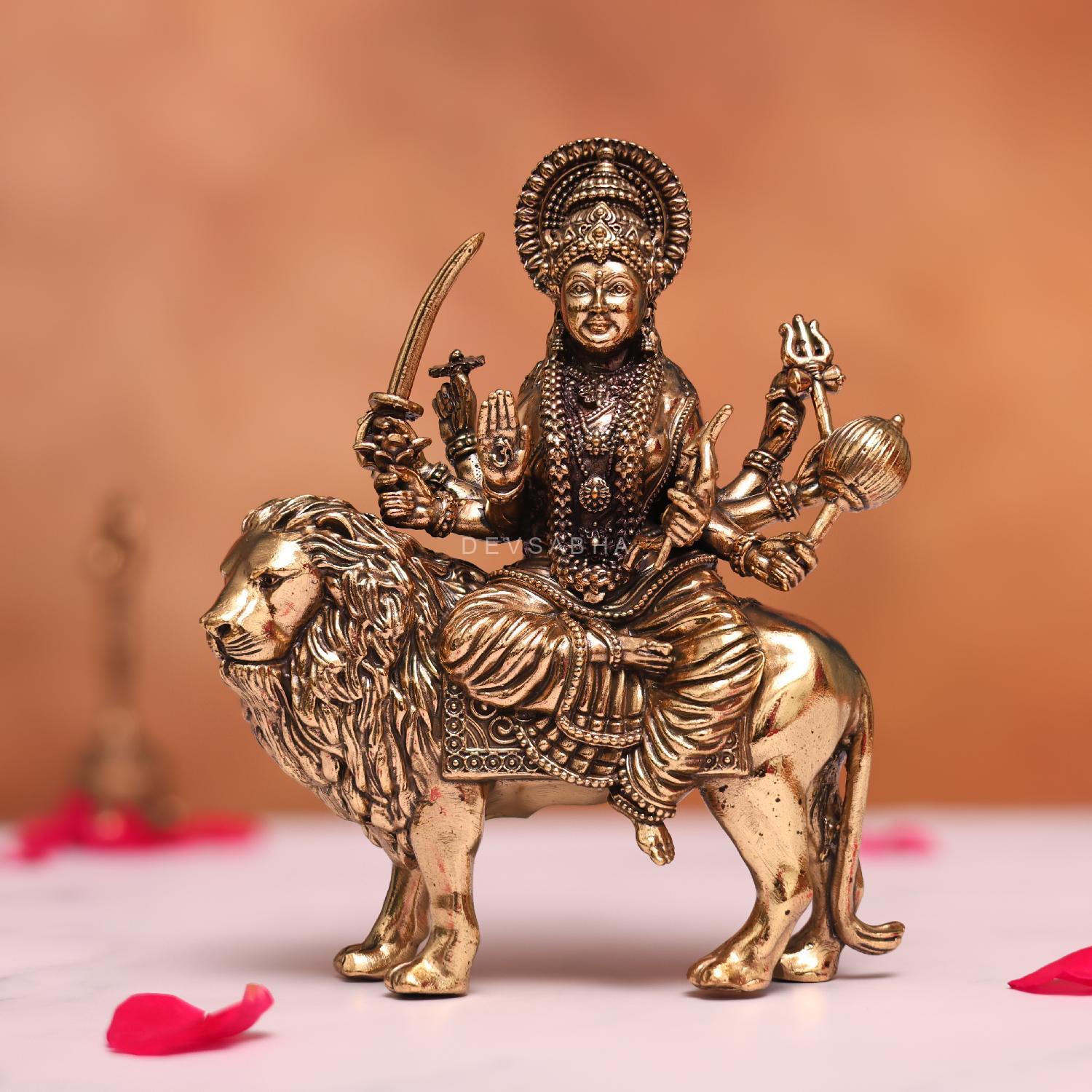 Brass Durga Mata Murti