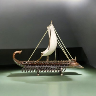 Trireme Greek Warship Statue