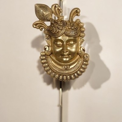 Brass Shreenath ji Wall Hanging Decor