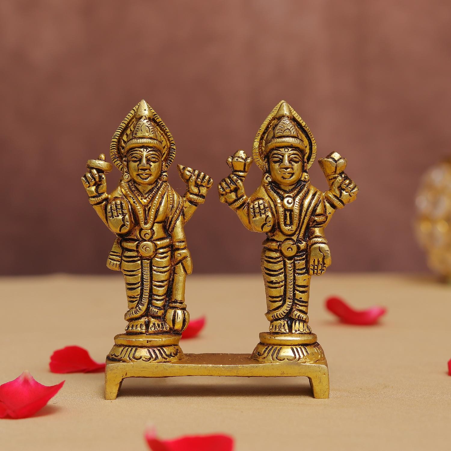 Brass Laxmi Narayan Murti