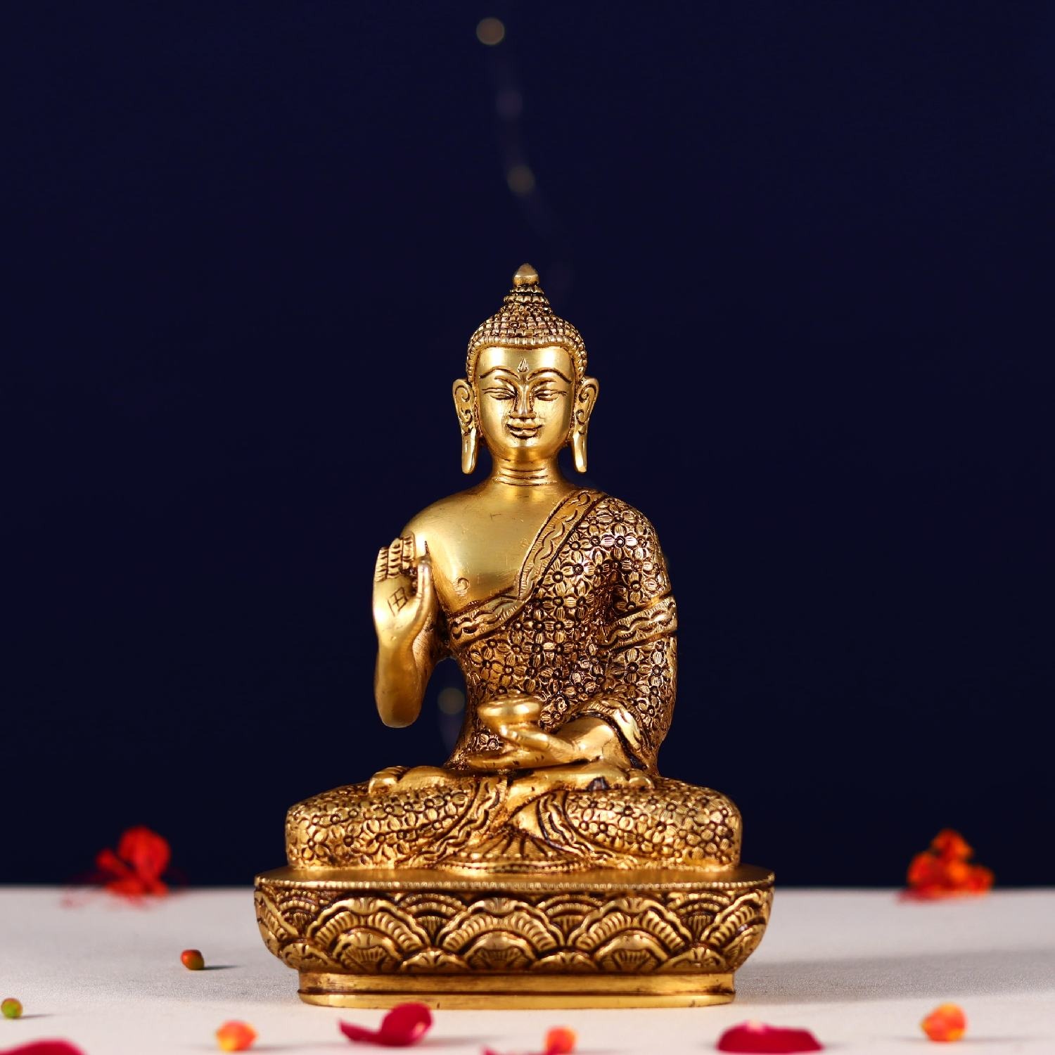 Brass Buddha Murti