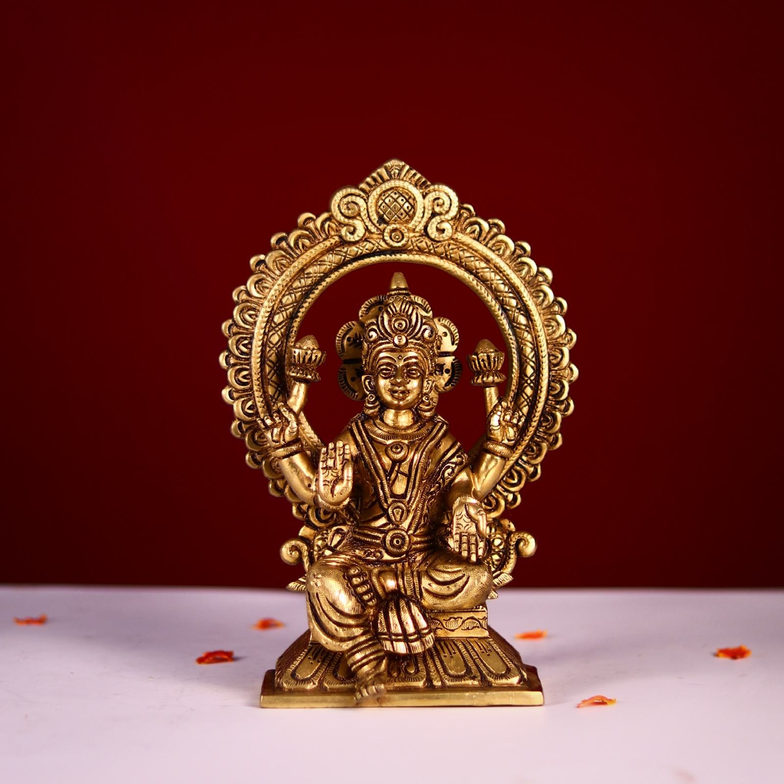 Brass Lakshmi Mata Idol