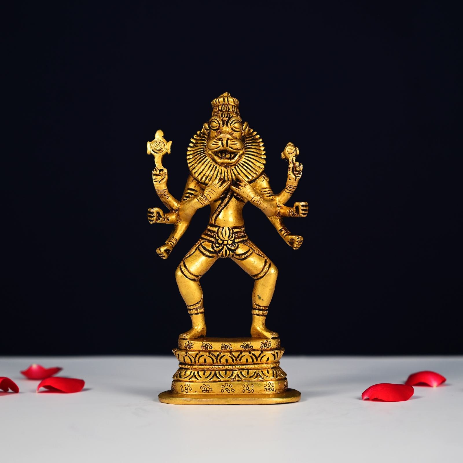 Brass Narasimha Idol