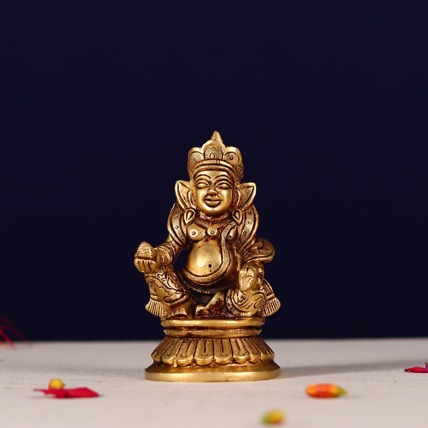 Brass Kuber Statue
