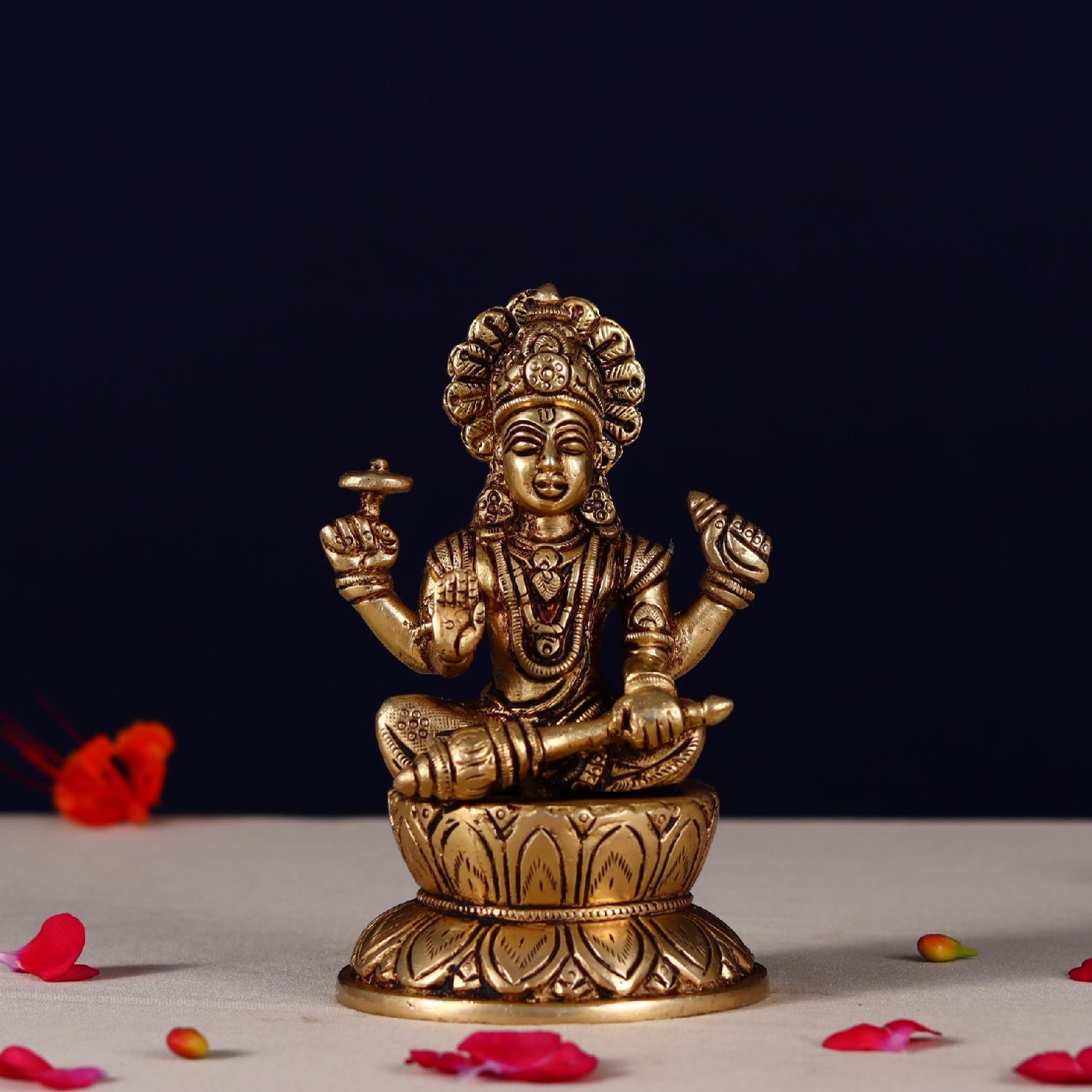 Brass Vishnu Narayan Murti