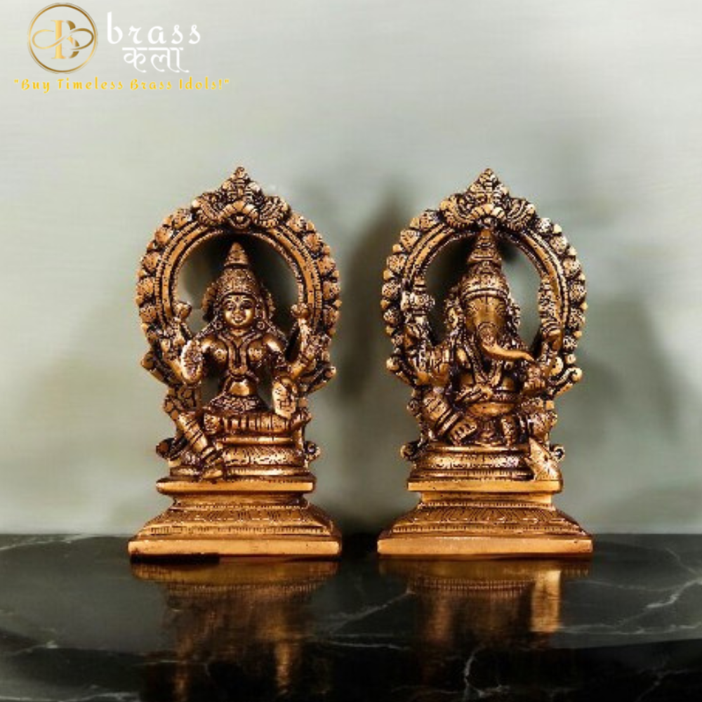 Brass Laxmi Ganesh