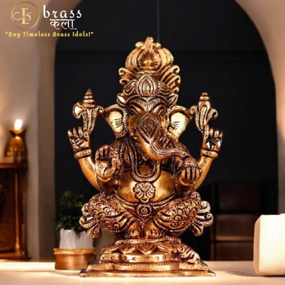 Brass Ganesh Statue