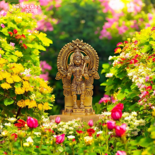 Brass Hanuman Murti